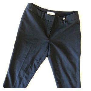 Calvin Klein polyester capris navy blue size 2